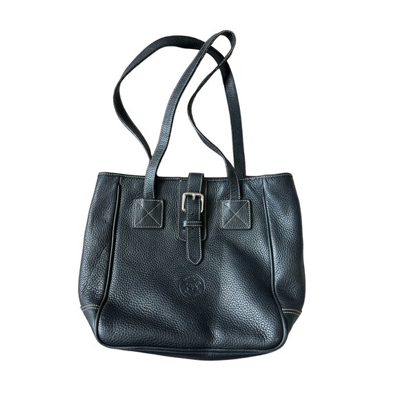 DOONEY & BOURKE Black Pebble Leather Tote Bag - Picture 1 of 7